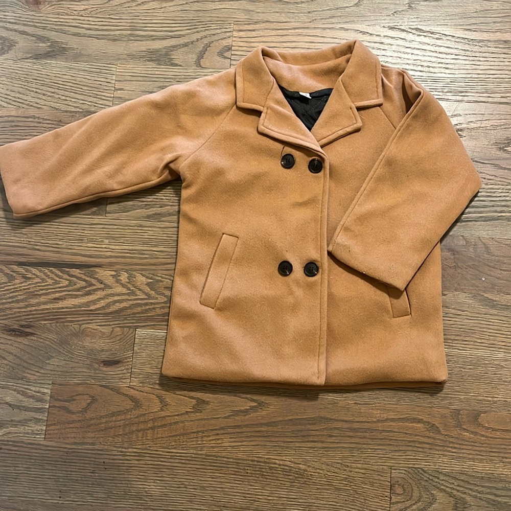 Camel Toddler Peacoat 3T EUC